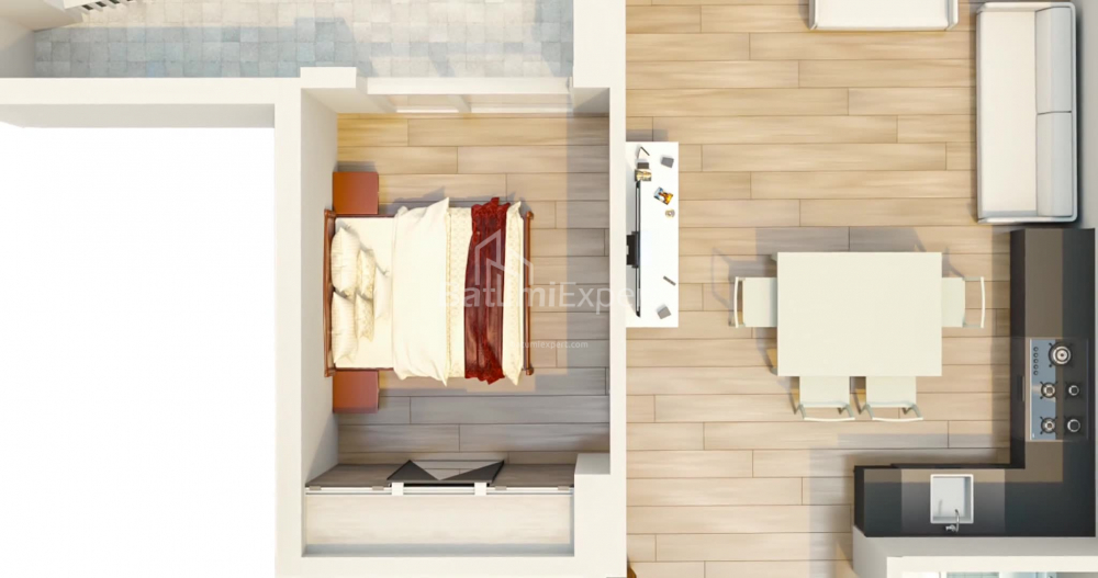 شقة سكنية 66.67 متر مربع - ميزجورتا, تشاكفي, جورجيا