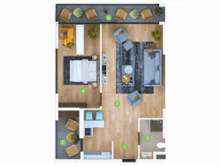 شقة سكنية 3-комн 73 m² - شريف خيمشياشفيلي, Batumi