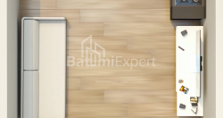 شقة سكنية 1-комн 34.8 m² - ميزجورتا, Chakvi