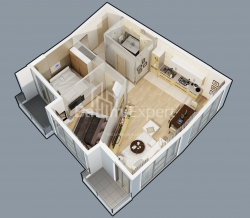 العنصر قيد الإنشاء 2-комн 55.8 m² - ليش وماريا كاتشينسكي, Batumi