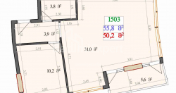 العنصر قيد الإنشاء 1-комн 55.8 m² - ليش وماريا كاتشينسكي, Batumi