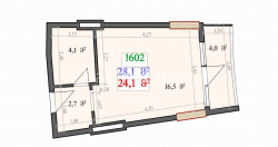 العنصر قيد الإنشاء 1-комн 28.1 m² - ليش وماريا كاتشينسكي, Batumi