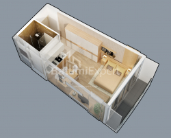 العنصر قيد الإنشاء 1-комн 34.8 m² - ليش وماريا كاتشينسكي, Batumi