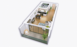 شقة سكنية 2-комн 57.1 m² - زقاق الأبطال, Batumi