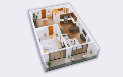 شقة سكنية 1-комн 57.1 m² - زقاق الأبطال, Batumi