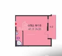 شقة سكنية 2-комн 41 m² - يوريفسكايا, Batumi