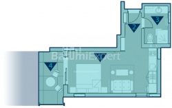 العنصر قيد الإنشاء 1-комн 37.2 m² - روستافيلي, Chakvi