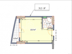 شقة سكنية 1-комн 31.3 m² - شريف خيمشياشفيلي, Batumi