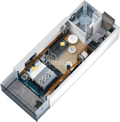 شقة سكنية 1-комн 29.3 m² - زيولي شارتافا, Batumi