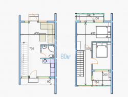 منزل شخصي 3-комн 80 m² - طريق المطار السريع, Batumi