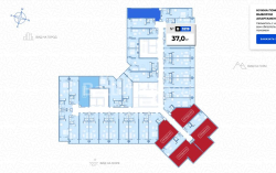 شقة سكنية 1-комн 37 m² - زيولي شارتافا, Batumi